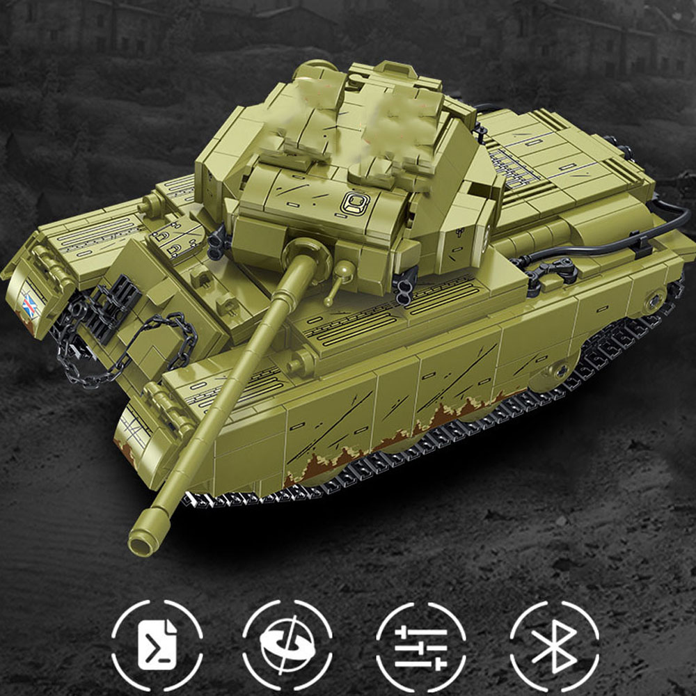 Lego Compatible Military Tank - England Centurion Main Battle Tank RC