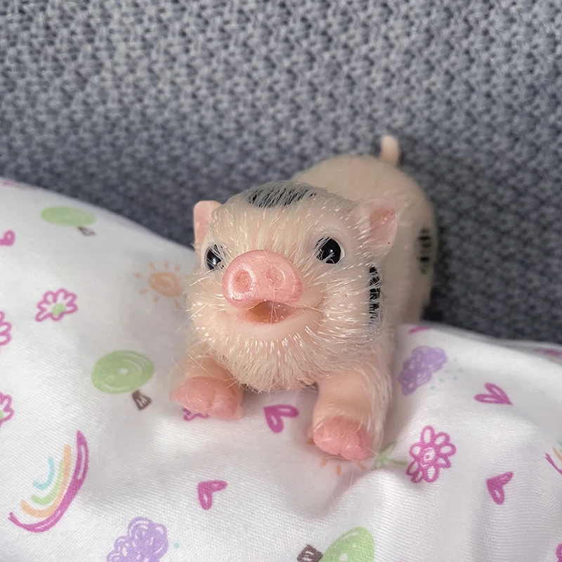 5Inch Smile Face Reborn Pig Do - đánh giá và giá Reborn Baby Doll Silicone Realistic