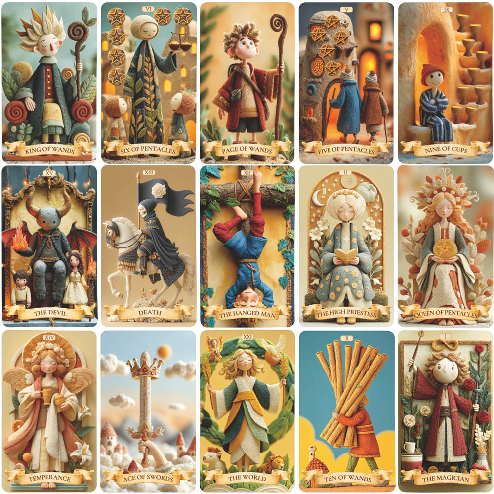 78 Tarot Cards Set, 13x8 Cm Th - đánh giá và giá Tarot Cards Deck With Guidebook