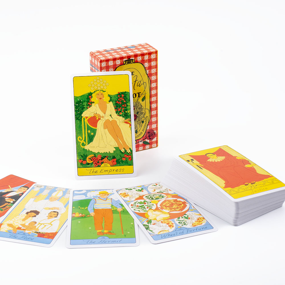 Pasta Tarot 78-Card Deck Board - đánh giá và giá Tarot Cards Deck With Guidebook