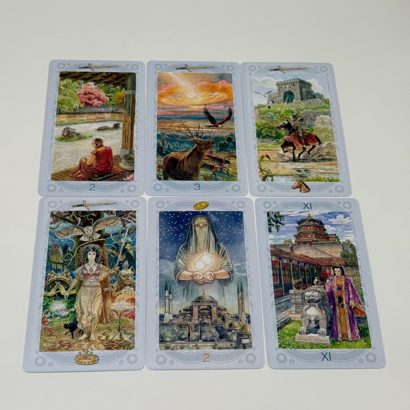 ТАРО СВЯЩЕННЫХ МЕСТ Russian Ve - đánh giá và giá Tarot Cards Deck With Guidebook
