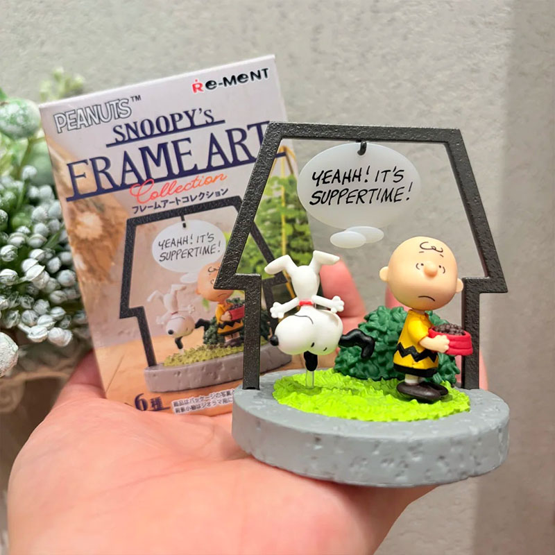 Rement Peanuts Snoopy Frame Ar - đánh giá và giá Anime Action Figure Blind Box